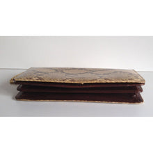 Load image into Gallery viewer, Vintage Python Skin Clutch/Chain Handle And Leather Bag-Vintage Handbag, Exotic Skins-Brand Spanking Vintage
