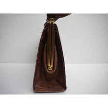 Load image into Gallery viewer, Vintage Richard Lightstone Lizard Skin Classic Ladylike Bag-Vintage Handbag, Exotic Skins-Brand Spanking Vintage
