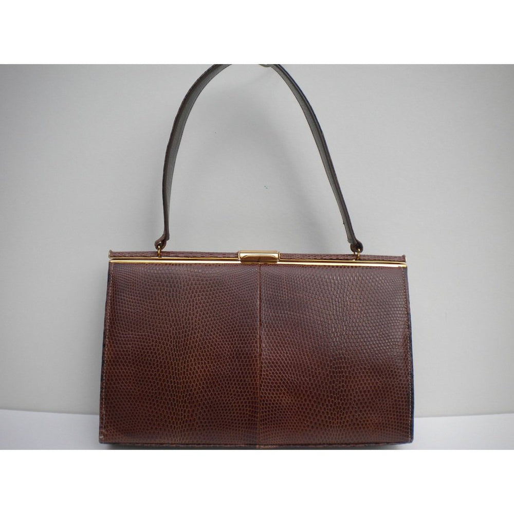 Vintage lizard skin handbag on sale